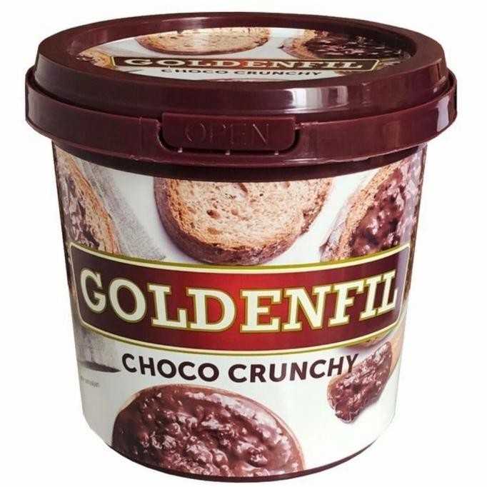 

(Good) Goldenfil Choco Crunchy 1Kg Selai Coklat Crunchy 1 kg Expired Terbaru