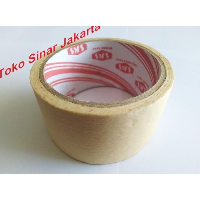 

~~~~~] Lakban Kertas Isolasi Solasi Selotip Solatip Masking Mask Tape Lem 48 mm