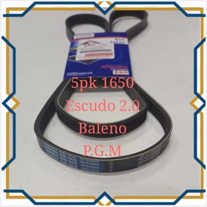 [pgm] fan belt van belt v belt rib belt tali kipas escudo 2.0 5pk 1650