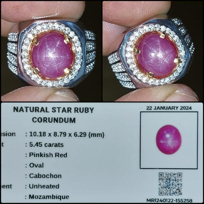 Batu Ruby Star Asli Natural No Heat Nh Nte Batu Permata Mulia Merah Original Dan Terpercaya