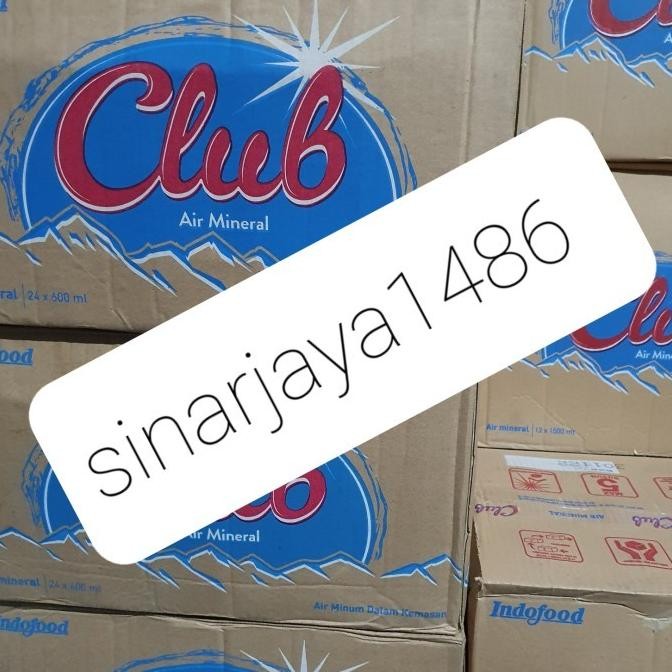 

(Good) Gojek grab surabaya! hrg 1dos air minum club botol 600ml - air mineral