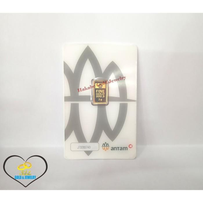 Emas Batangan Antam Logam Mulia 24K Gold Bar Gold Fine Gold 2 Gram Original Dan Terpercaya