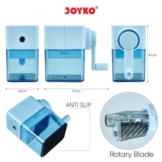 

u-45 JOYKO A-156 Serutan Putar / Rautan Pensil - Sharpener Anti Slip A156 Berkualitas