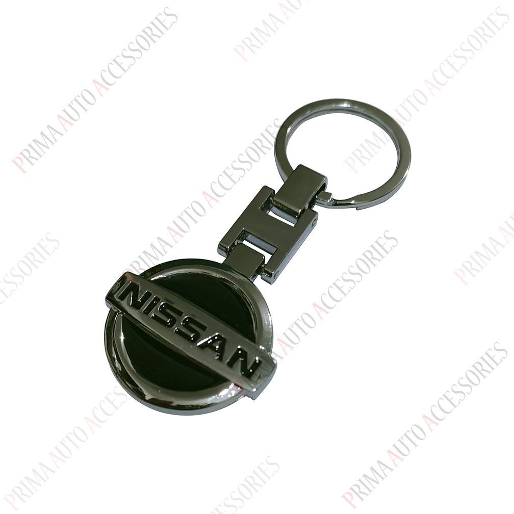 GA24 Gantungan Kunci Logo Nissan Warna Merah Hitam Premium
