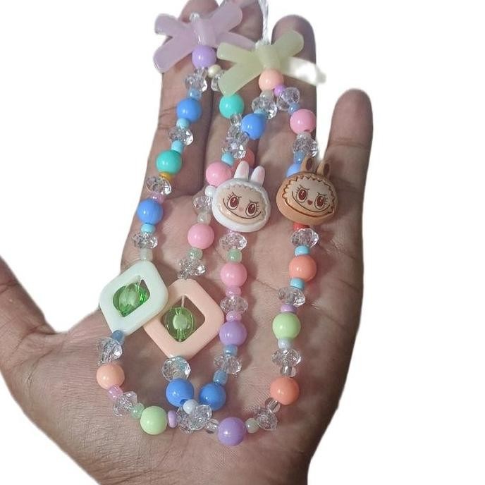 

[Good] GANTUNGAN HP MOTE KARAKTER LABUBU PITA Lanyard