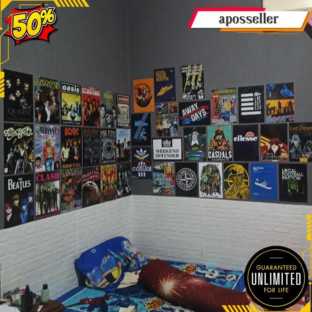 Poster Casual Football Aesthetic Wallposter Terlaris