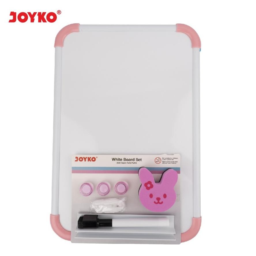 

Do86 Papan Tulis Putih Set Whiteboard Set JOYKO WBS-160CO Bonus Spidol & Penghapus Sale