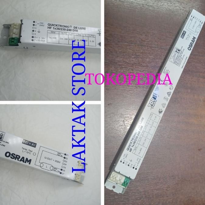 Ballast Osram Quicktronic De Luxe Hf 1X36W Dim 220V Ballast Dimmable New Stok