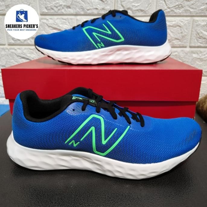 Sepatu lari pria New Balance 420 v3 Men's Running Shoes - Blue- ORIGINAL
