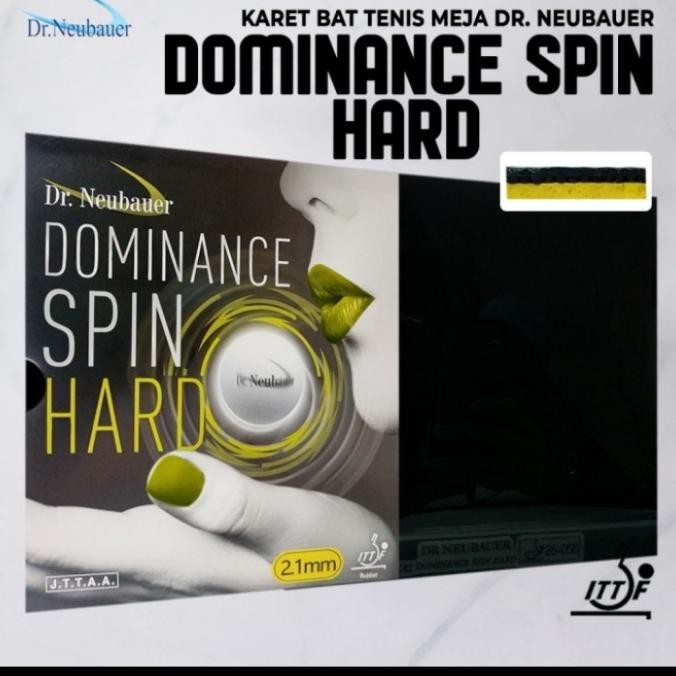 BEBAS ONGKIR - Karet Bat Tenis Meja Pingpong Dr. Neubauer Dominance Spin Hard