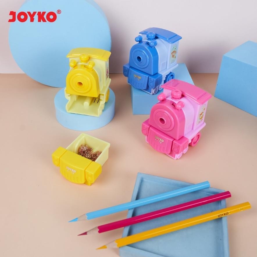 

h-4 Serutan Putar Rautan Pensil JOYKO A19 KERETA - Sharpener Anti Slip A-19 UNIK Premium