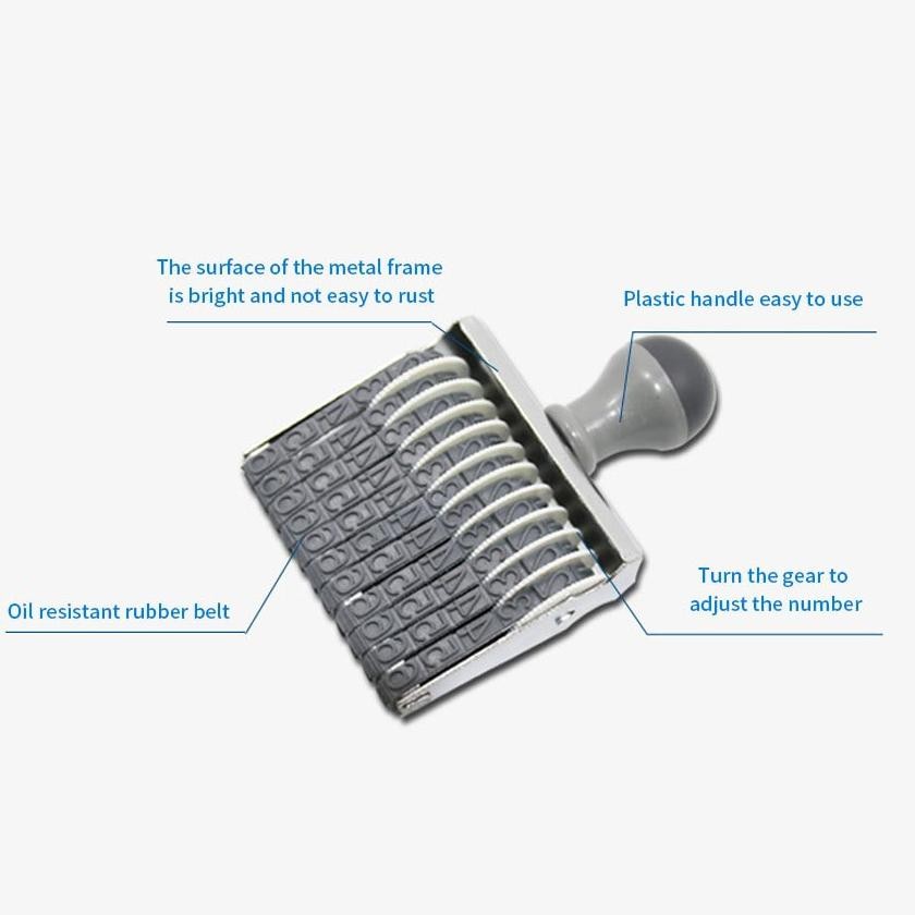 

Premium Diy Stempel Angka Manual 12 Digit 5Mm Date Stamp / Stempel Tanggal Number Stamp Stempel Lunas High Quality