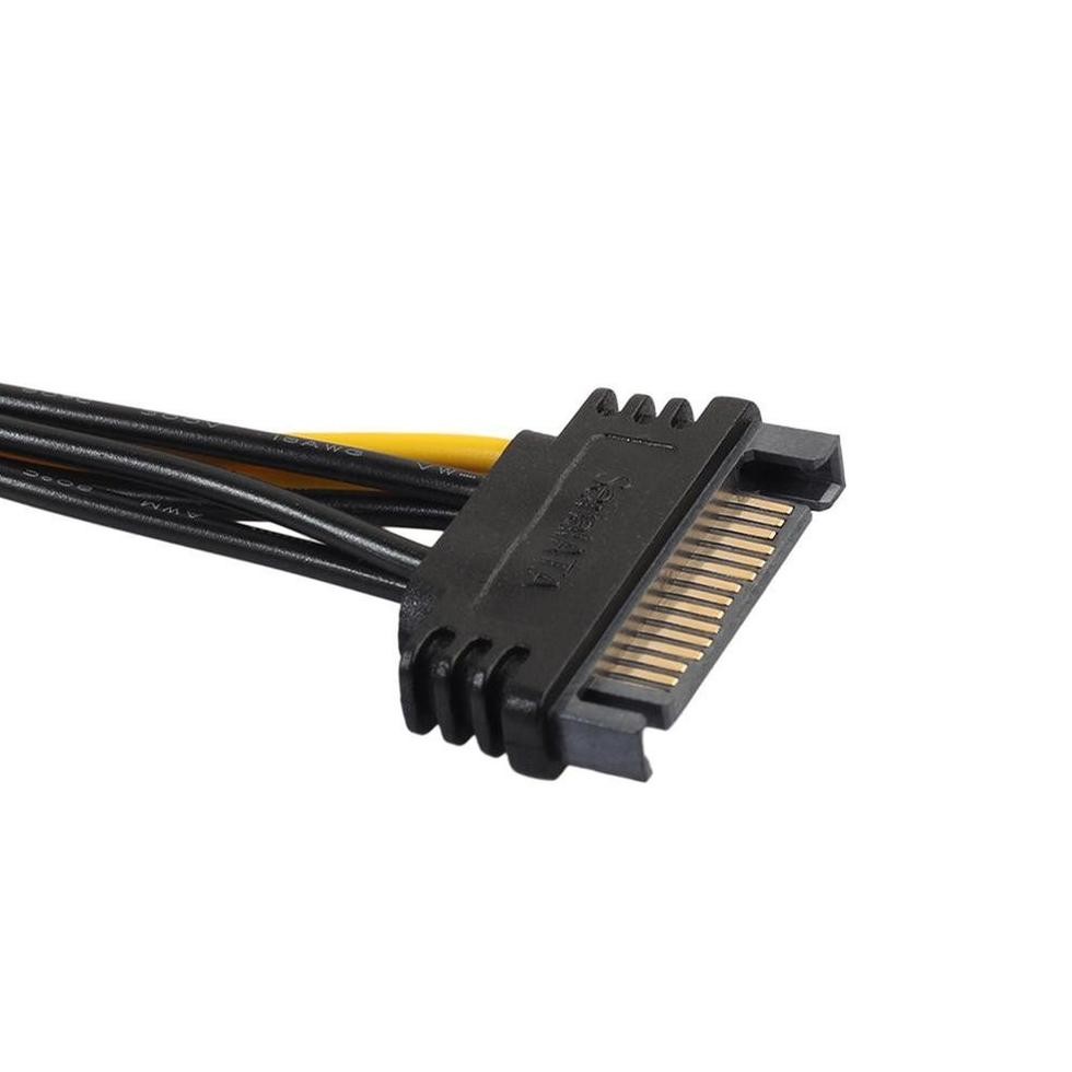 Kabel Adapter Sata Male To Molex 6 Pin Pcie Vga