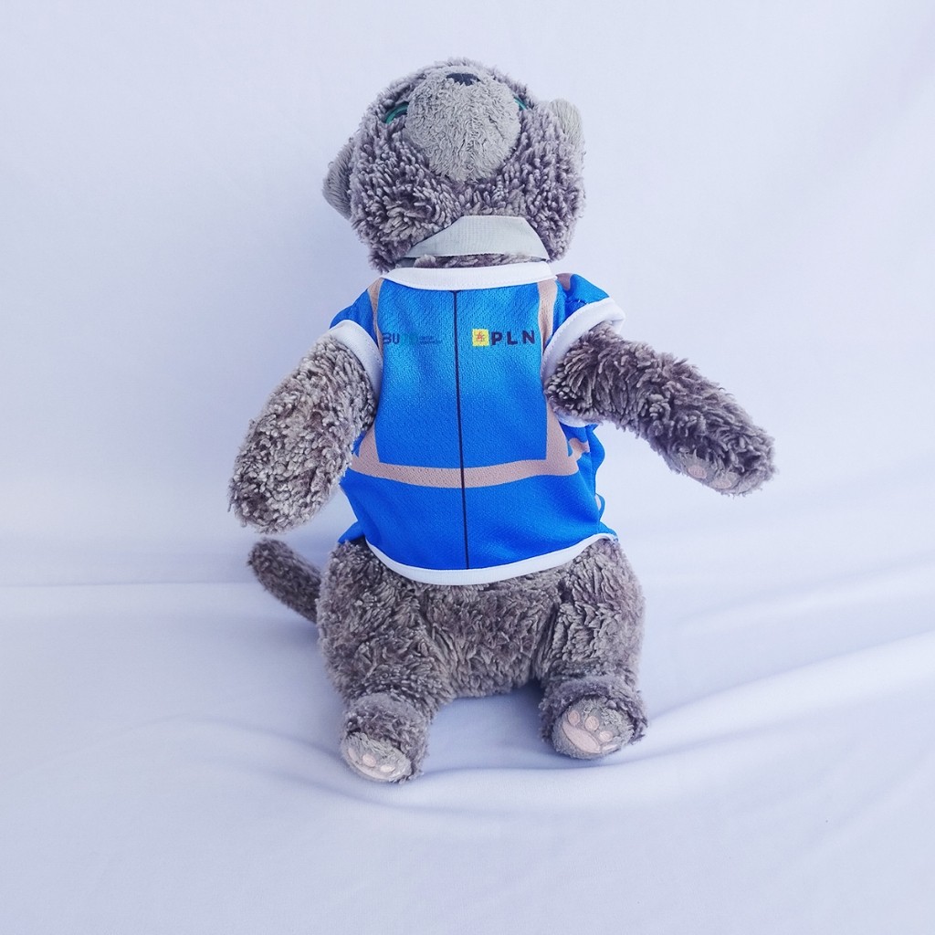 Artavela45 Baju Kucing Lucu Seragam Pln Biru