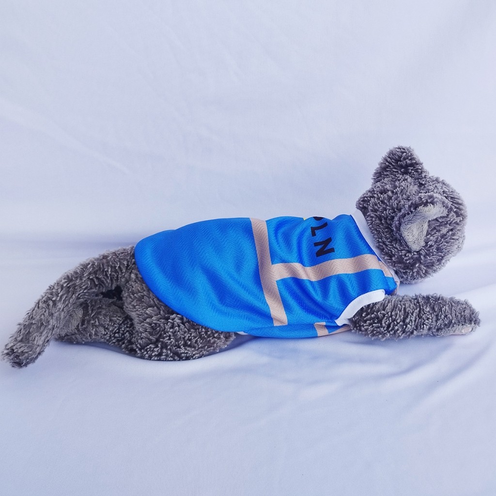 Nobira98 Baju Kucing Lucu Seragam Pln Biru