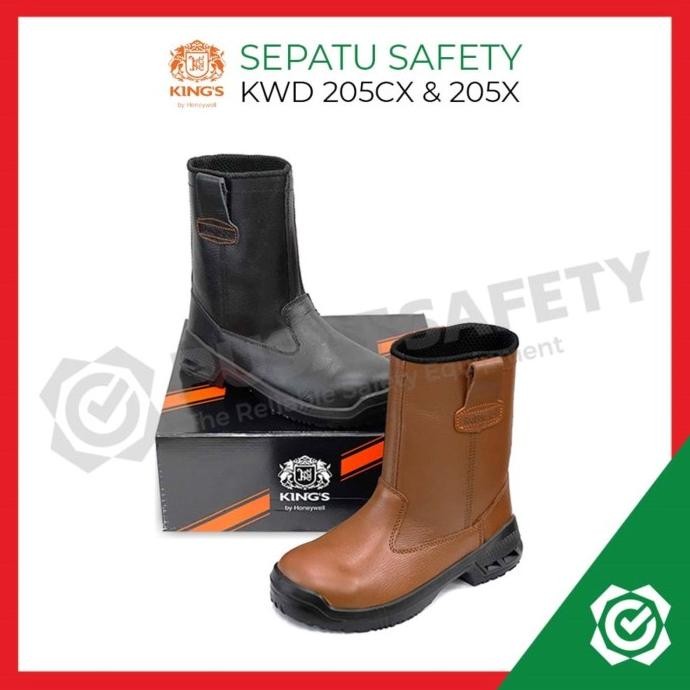 Sepatu Kerja Safety Shoes Kings Kwd 205 New Stok