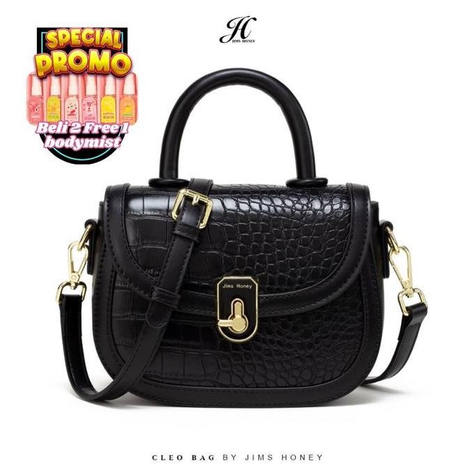 Promo Jims Honey Cleo Bag - Tas Selempang Cantik Wanita [ Free Gift ] Kulit