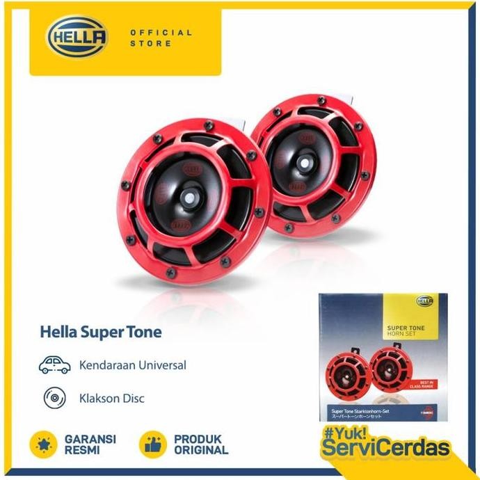 '' Klakson Disc Hella Super Tone 12V - Klakson Mobil Motor ''