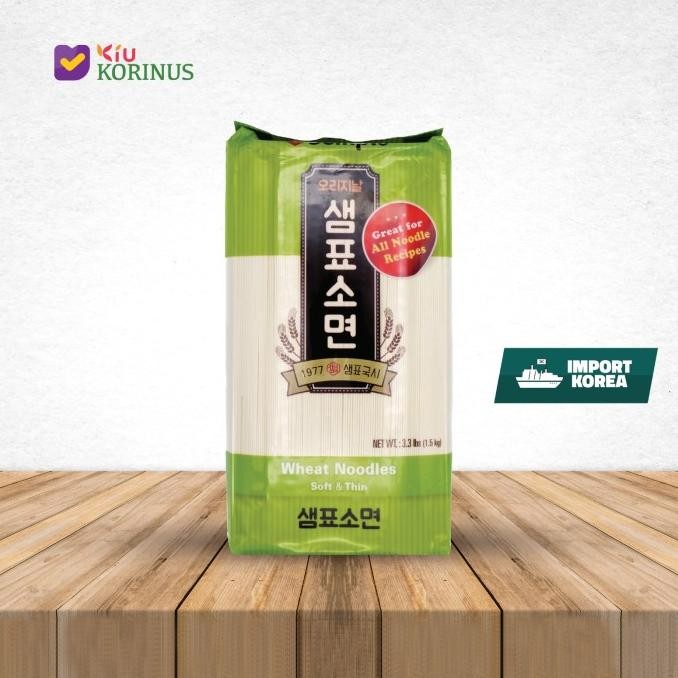 

K- Sempio Wheat Noddles Soft & Thin/ Mie Kering Korea 1.5 Kg