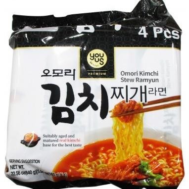 

Hot Sale! Youus Omori Kimchi Jjigae Stew Ramen Multi Pack (160Gr@5Pack) 800Gr