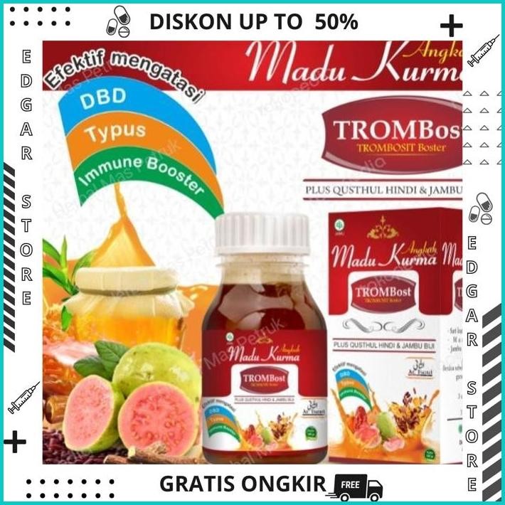 

MADU KURMA TROMBOSIT PLUS JAMBU BIJI 350 GRAM / OBAT DBD DEMAM PANAS GRATIS ONGKIR