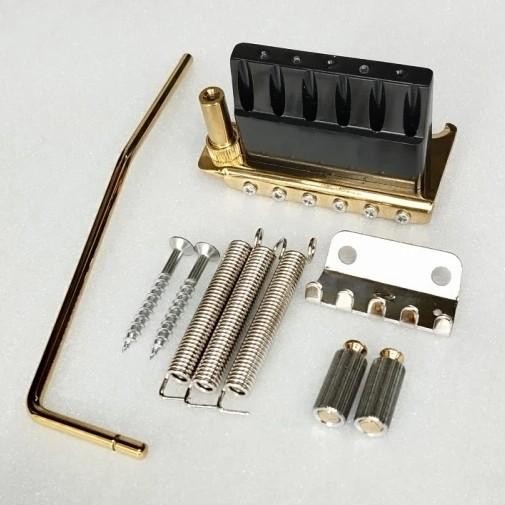 Tremolo Bridge 2 Pivot Deluxe Big Block Stainless Saddle Model New 510T-Fe1 (Not Gotoh) Electric Gui