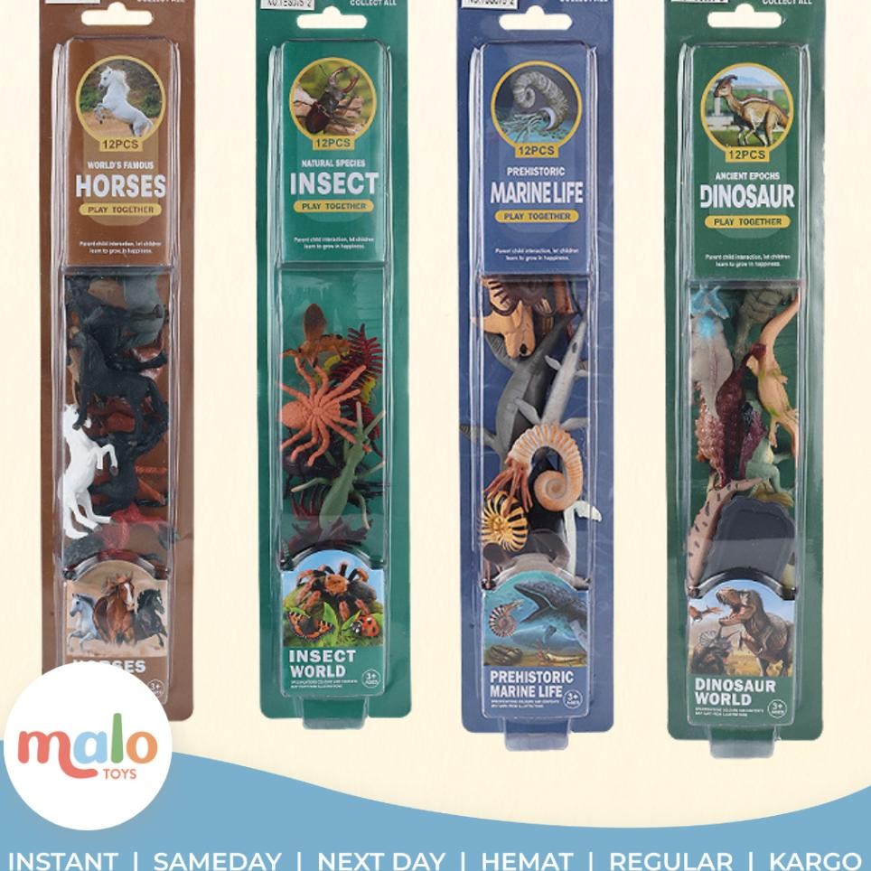 Malotoy Furine Animal Inect Dino Marine Hore Action Fure Animal Mainan Fur Monte Imulation Mainan An