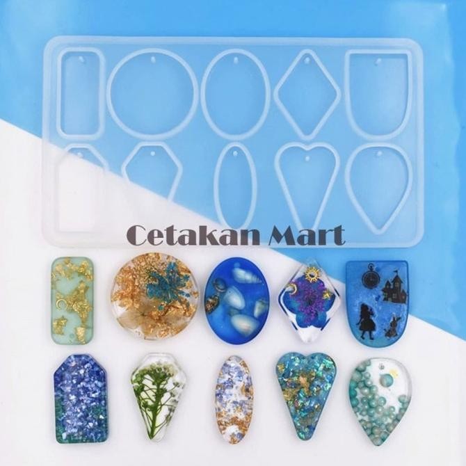 

Promo CM Cetakan Resin Craft Multi Shape 10 cav Silikon COD