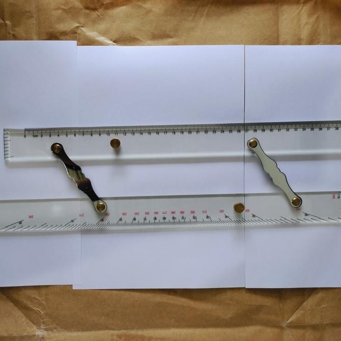 

Promo! Mistar Jajar / Parallel Ruler 450 Mm / 45 Cm