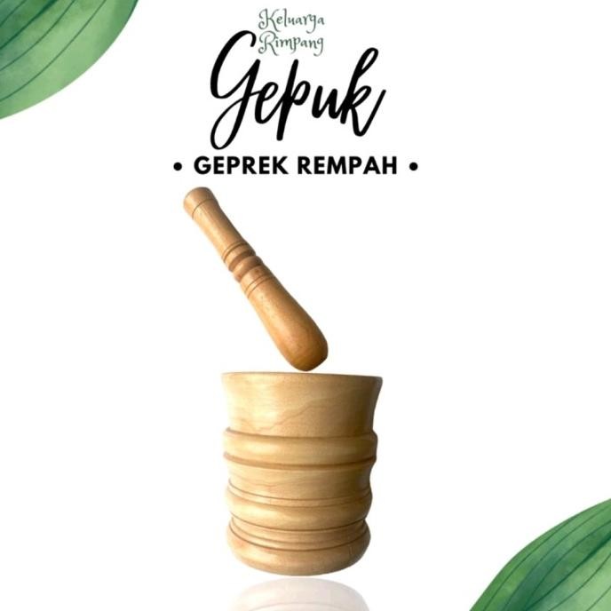 

Promo Gepuk alat Geprek rimpang rempah by keluarga rimpang COD