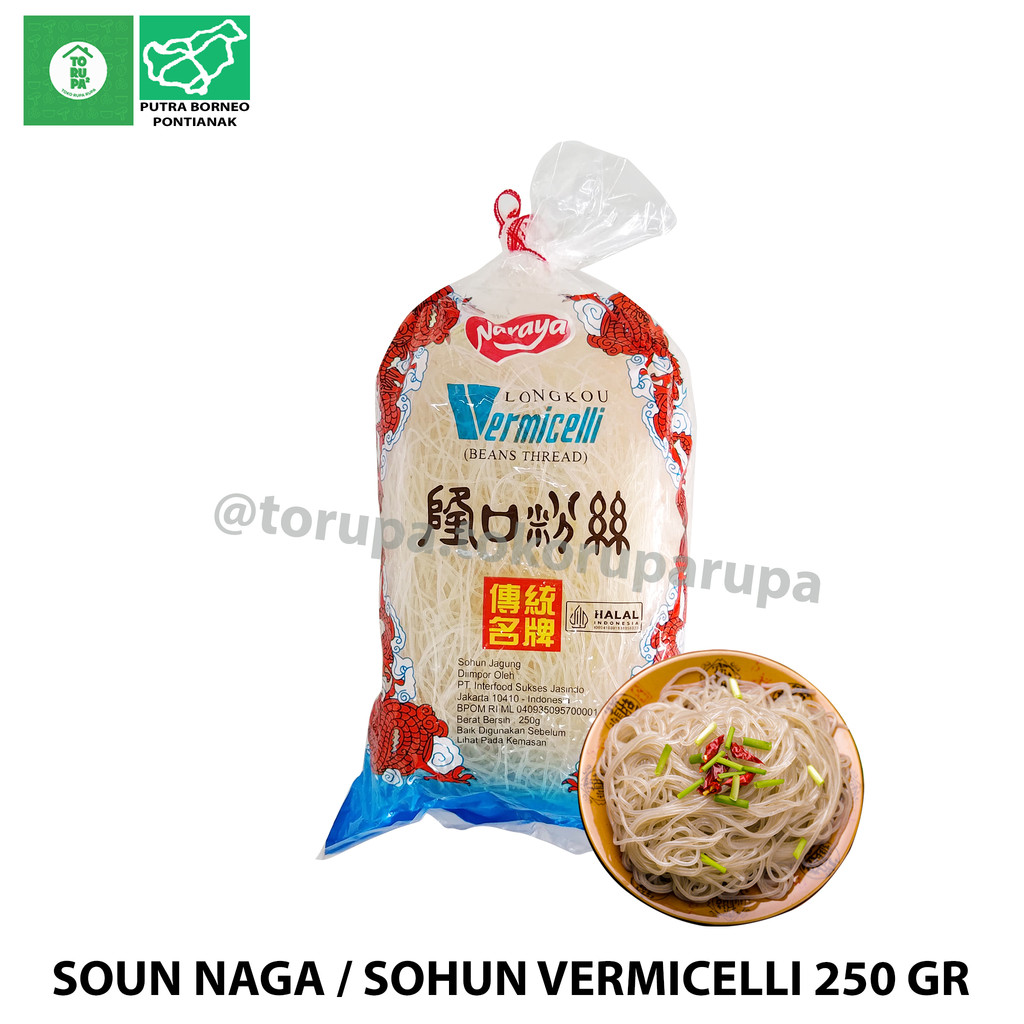 

Mie Soun 250 gr Naraya Halal / Sohun Soun Naga / Mie Vermicelli