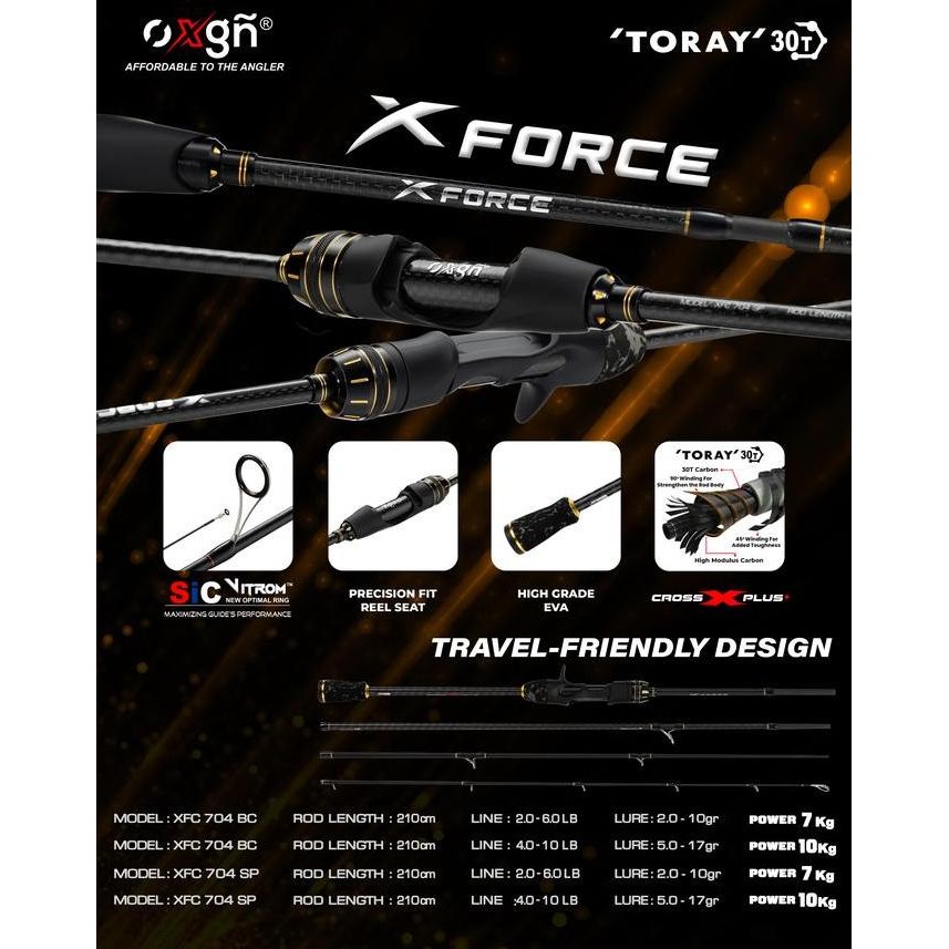HOT SALE JORAN PANCING OXGN X FORCE TRAVEL ROD UL 704 2-6LB | 4-10LB | JORAN TRAVEL ROD SPINNING BAI
