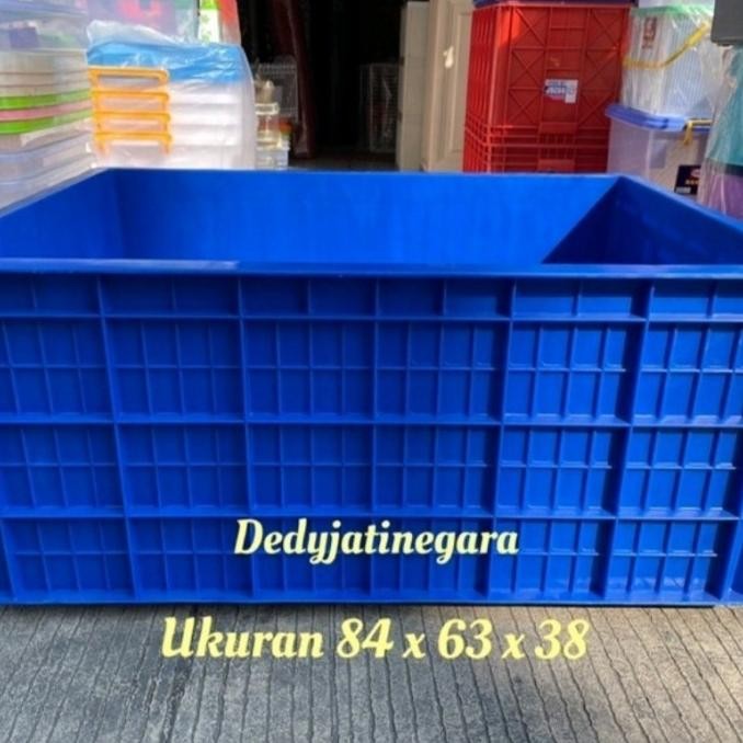 84x63x37 Box Container Rabbit 7006 Roda Kuat Bak Krat Industri Plastik