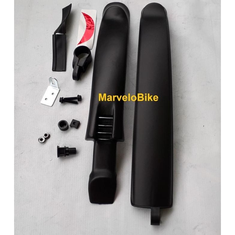 Spakbor Fender Sepeda MTB 24 26 / 27.5 Taiwan Plastik murah