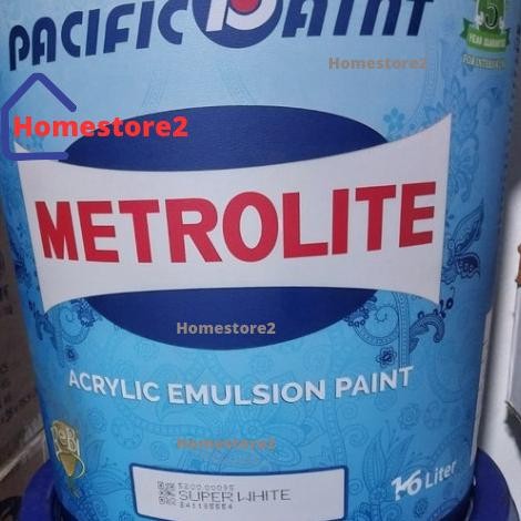 Cat Metrolite Putih 095 1 Pail 25kg Super White murah
