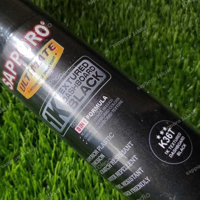 Sapporo Ultimate K36T Texture Dashboard Black / cat semprot Sapporo murah