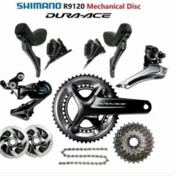 Groupset Shimano Duraace R9120 Hydraulic Disc Brake set murah