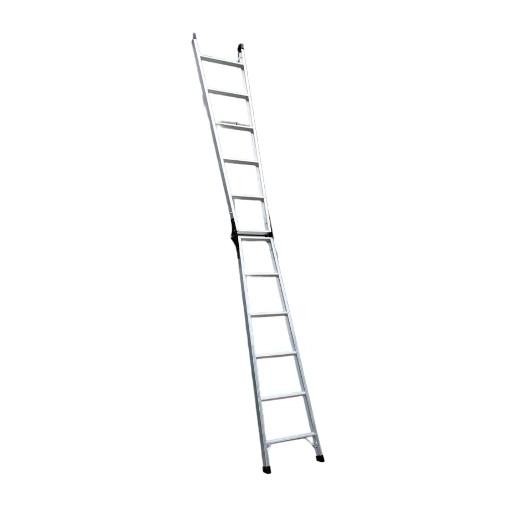 Tangga Lipat Aluminium Basic 2 In1 6 Step 1.8 X 2 Meter Krisbow New Stok