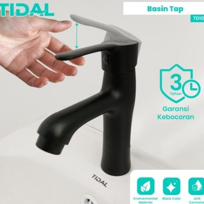 Kran Wastafel Dingin Hitam Keran Cuci Tangan Black Model Toto New Stok