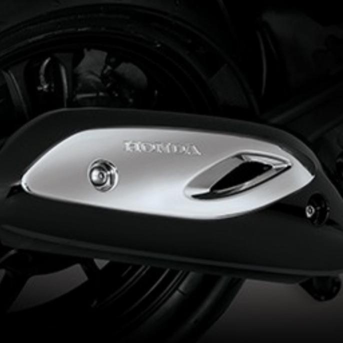 Garnish Cover muffler Hiasan Knalpot Scoopy 2020 2021 Original Honda