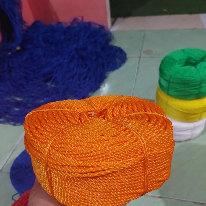 

Tali Tambang Plastik/Tali Pe Serba Guna 2Mm-5Mm Per Roll New Stok