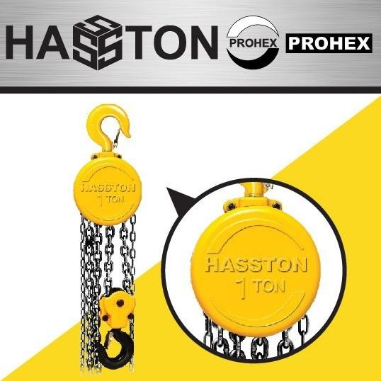 Hasston Prohex 4520-103 Katrol Manual Takel 1 Ton X 3Meter Chain Block New Stok