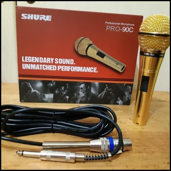 Mic Kabel Shure Pro-90C Mic Profesional Condensor Shure Pro-90C
