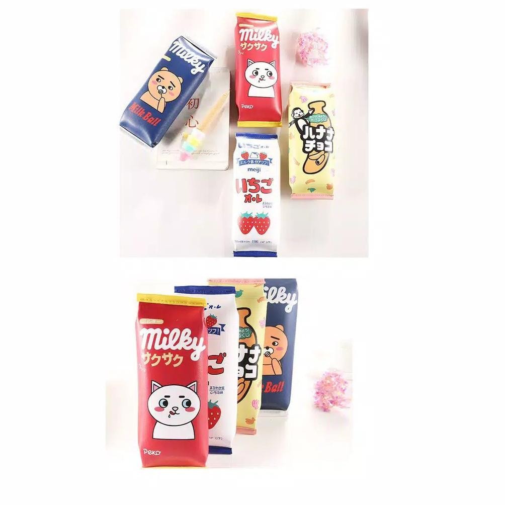 

ZX41 TEMPAT PENSIL MODEL BUNGKUS SNACK LUCU UNIK / KOTAK PENSIL LUCU UNIK Premium
