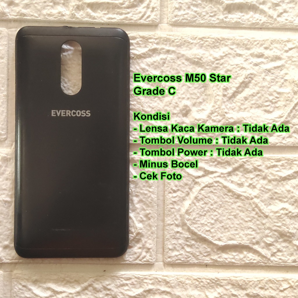 Backdoor Casing Tutup Belakang Evercoss M50 Star Copotan