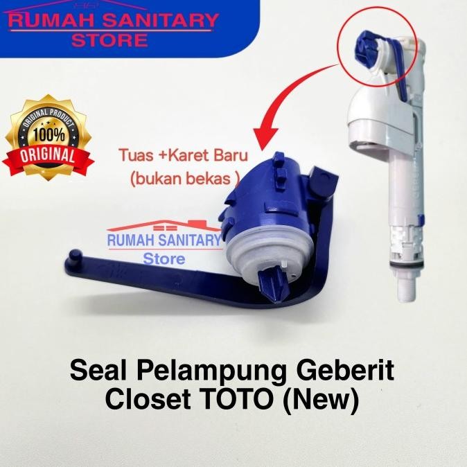 Sparepart Toto Seal / Karet Tuas / Jantung Pelampung Geberit Ori New Hemat