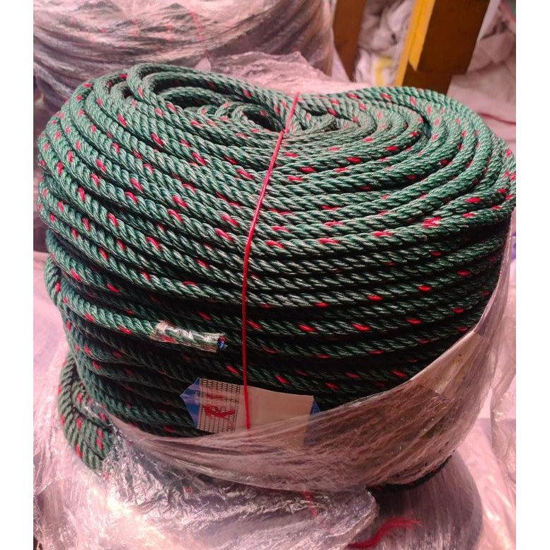 

Tali Tambang Plastik Rido Sr 4, 5, 6, 8, 10, 12 Mm +-200Meter/Roll New Stok