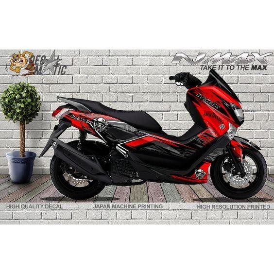 Decal Nmax Stiker Full Body Motor Jack Daniels Merah Original Dan Terpercaya