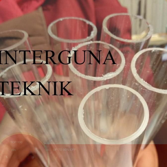 

Pipa Akrilik Ukuran 10 X 8 / Tabung Pipe Acrylic Bening Harga Khusus