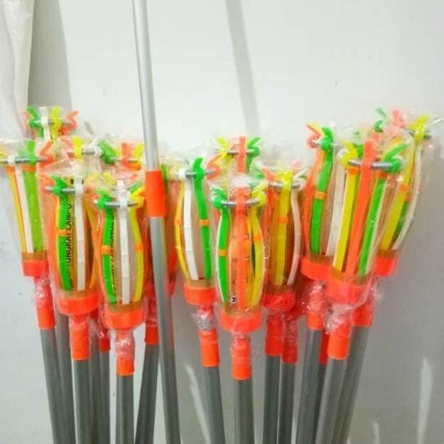 Tongkat lampu panjang 3 meter alat pasang lampu stick lampu bohlam murah